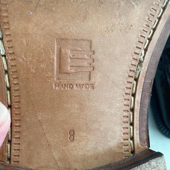 David Eden Glasgow Crocodile Head Brown Dress Shoes Men’s size 8 Exotic Leather - Picture 11 of 13